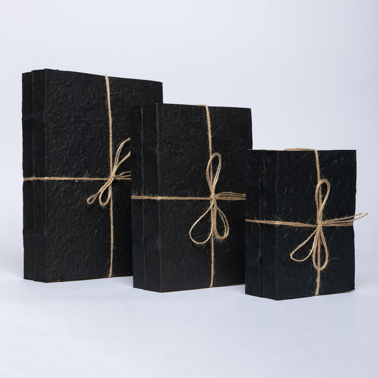 Decorative Black Book Accessory - Large