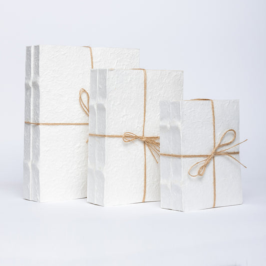 Decorative White Book Accessories- Medium