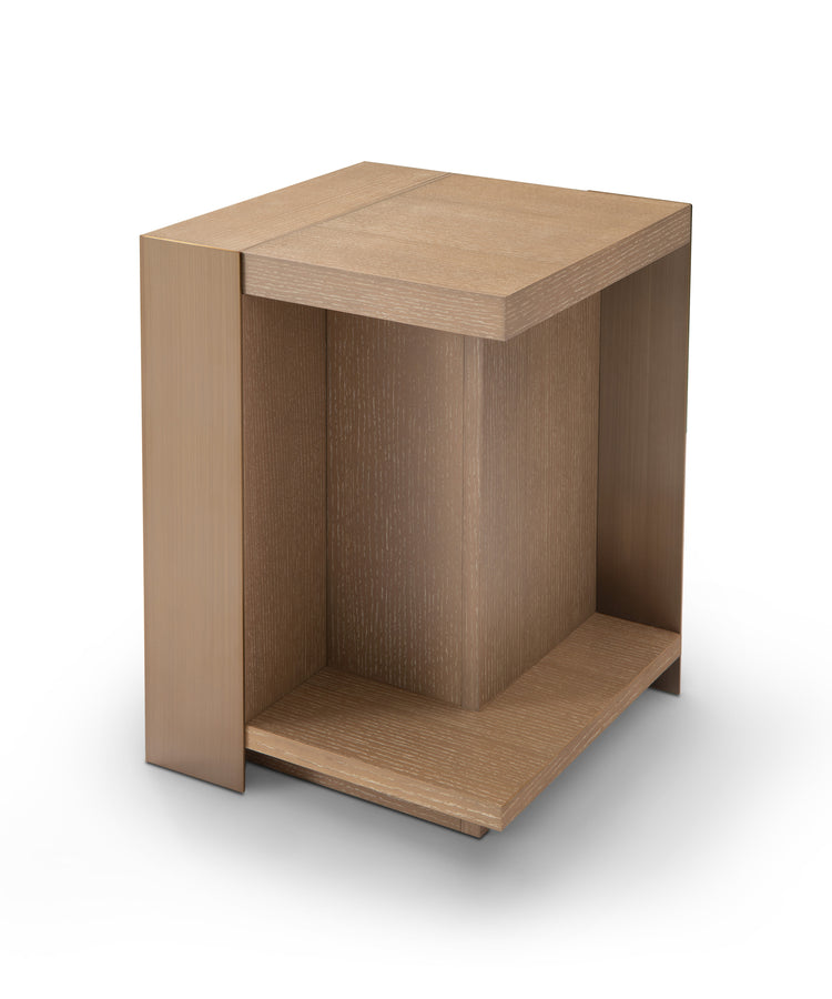 Plank Square Side Table