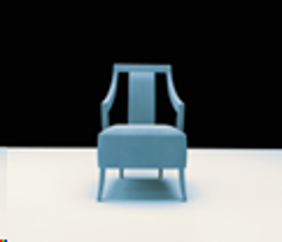 Light Blue Velvet Accent Chair