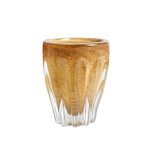 Glass Vase - Streamlined Bottle Coffee - B