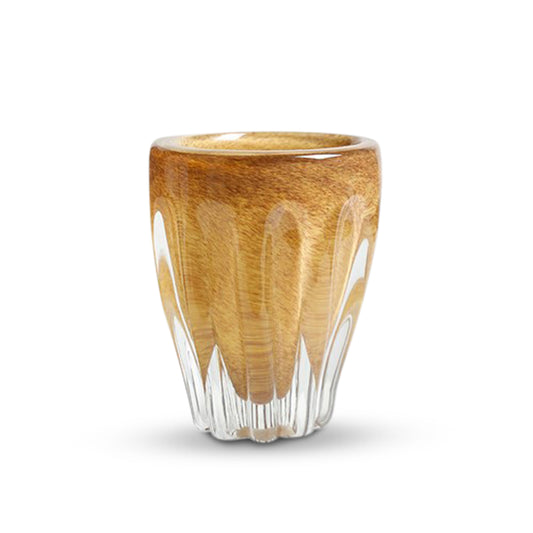 Glass Vase - Streamlined Bottle Coffee - B