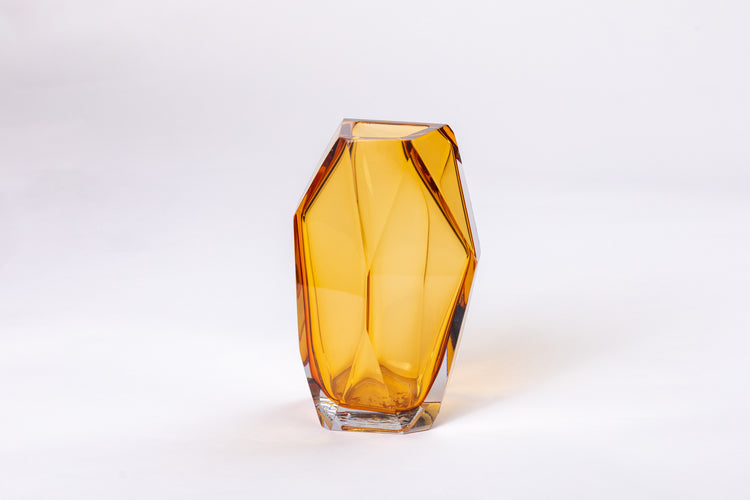 La Bohème Amber Glass Vase