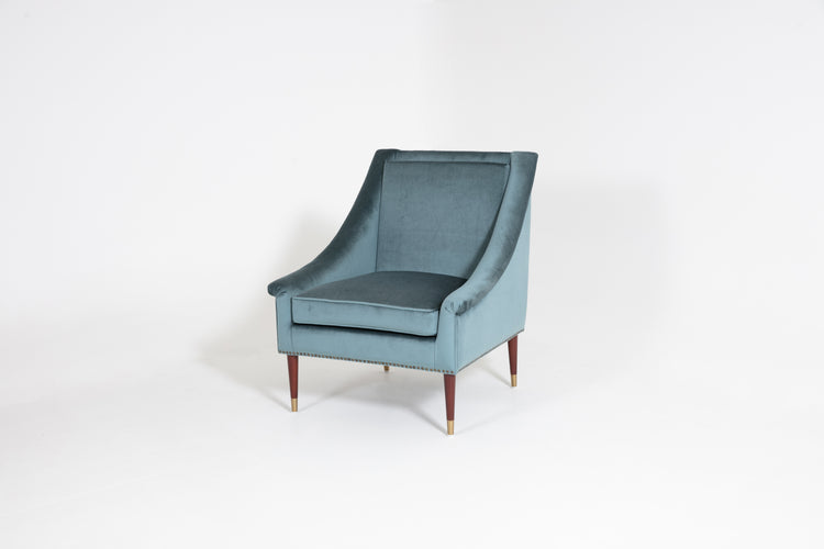 Velvet Club Chair