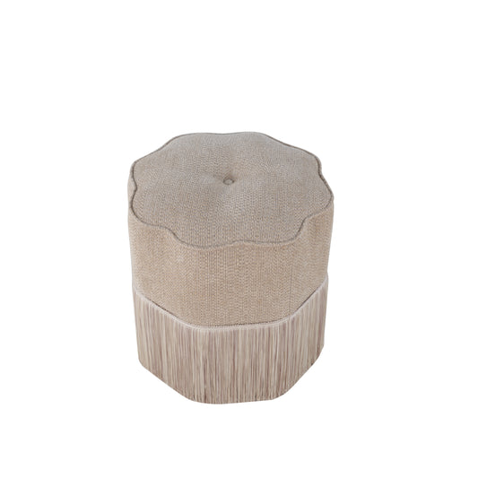 Flower Fringed Stool