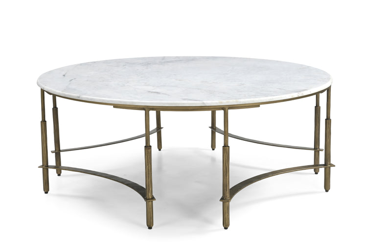 Elliot Iron Coffee Table with Marble top SET of 2 - II