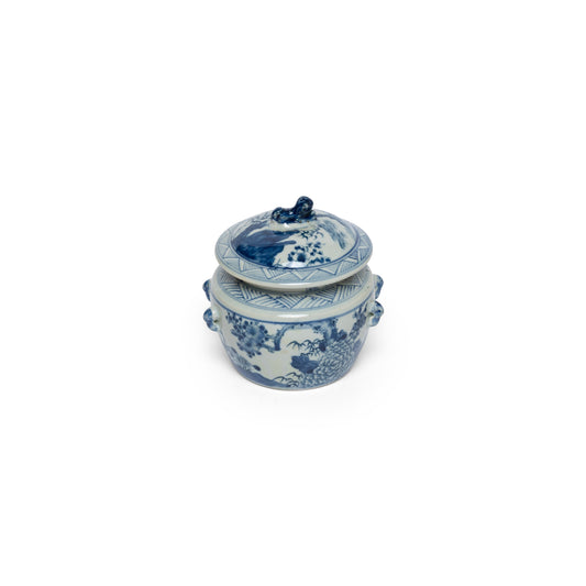 Blue & White Chinese Porcelain Jar