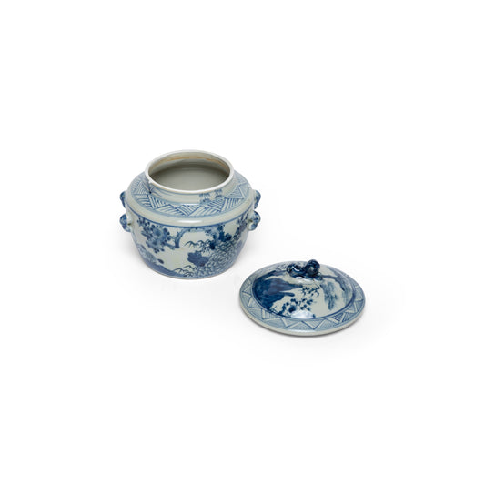 Blue & White Chinese Porcelain Jar