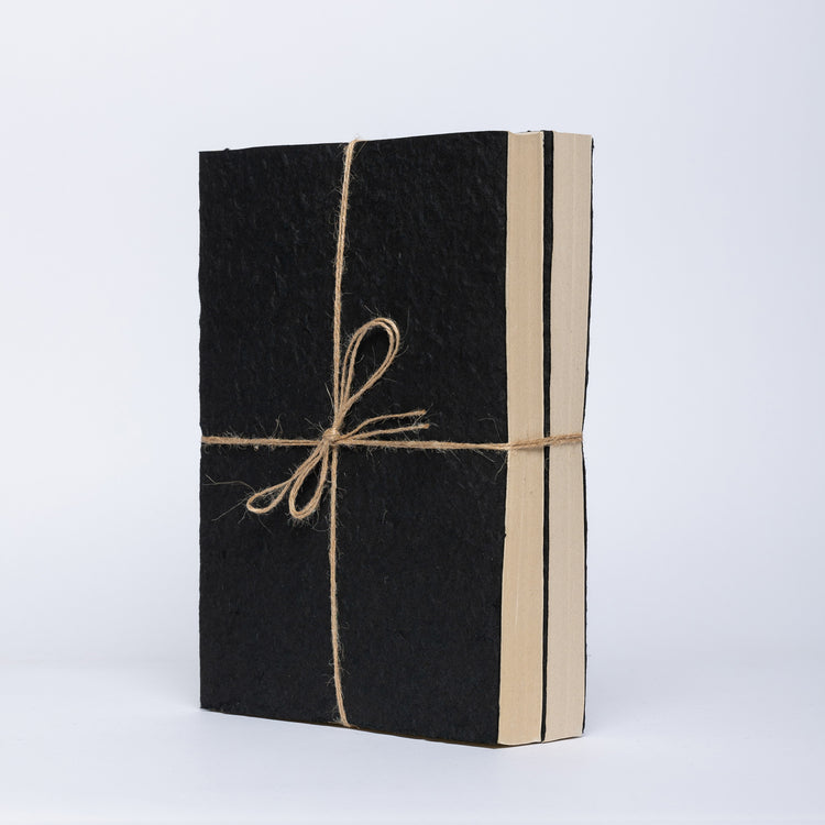 Decorative Black Book Accessory - Large