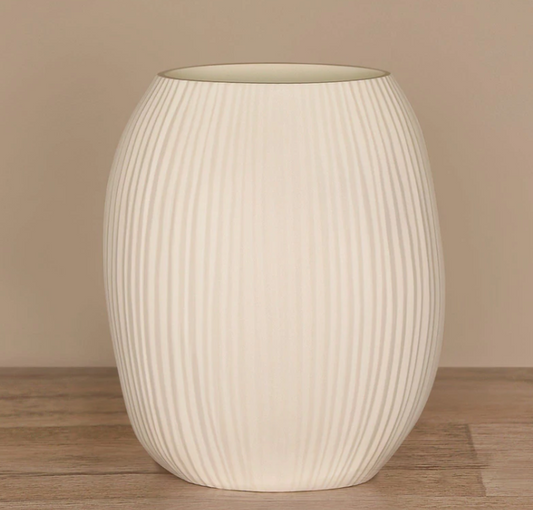 Organic White Vase