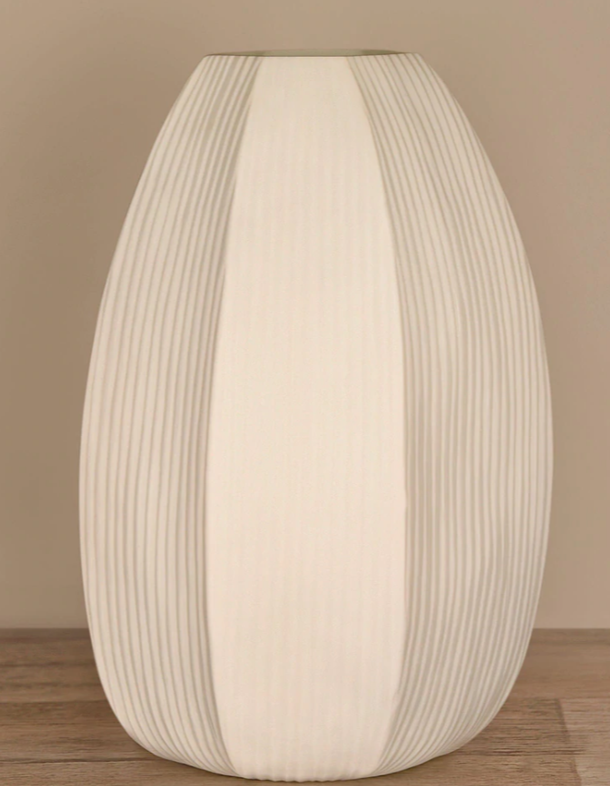 White Potli Vase