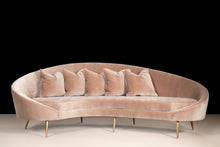 Load image into Gallery viewer, Velvet Curved Sofa - Different Color Options
