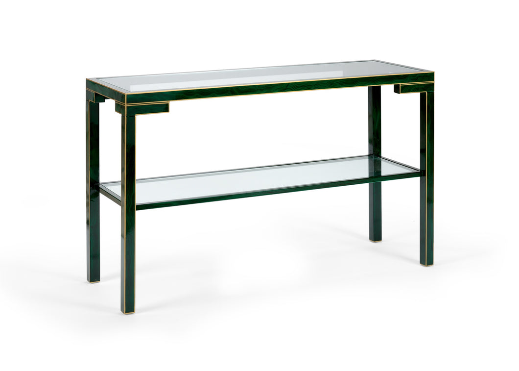 Malachite Decker Console