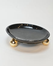 Load image into Gallery viewer, Black Marble Serving Bowl
