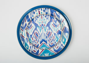 POSH Light & Dark Blue Dessert and Dinner Plate