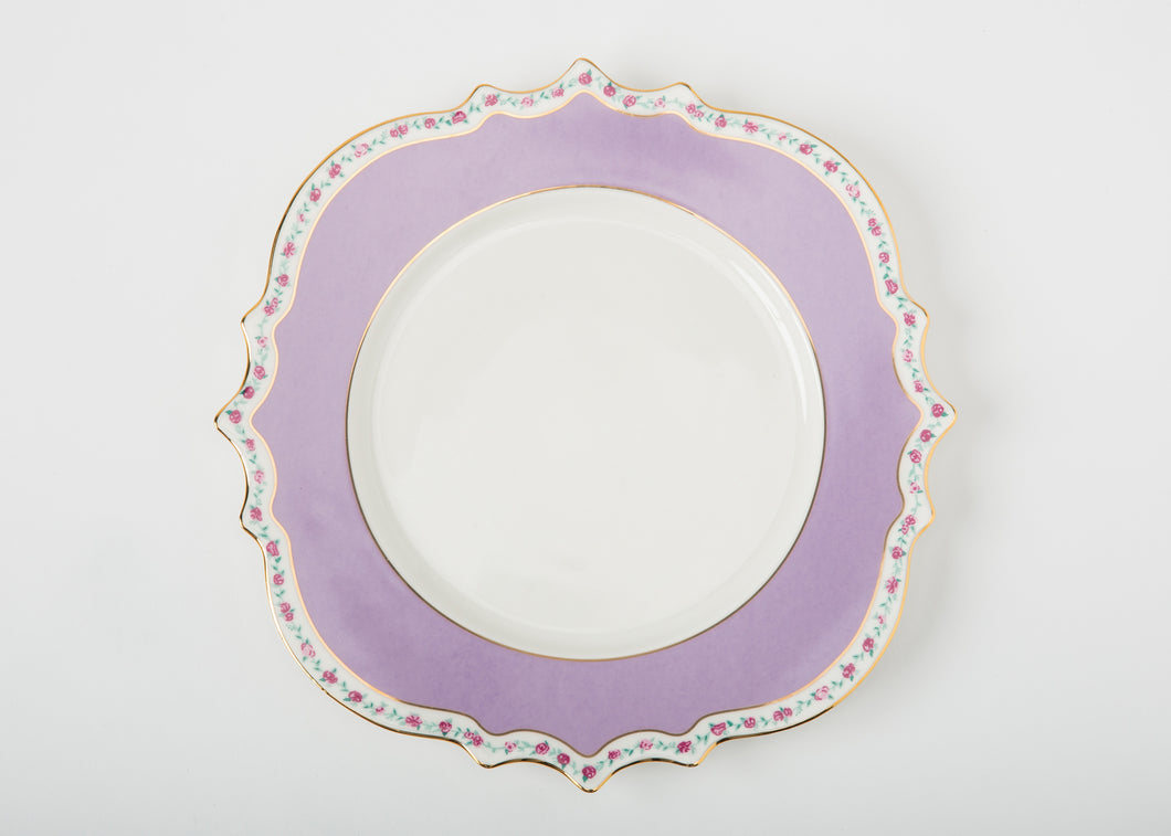 DREAMY Purple Dinner Plate