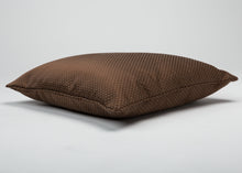 Load image into Gallery viewer, Brown Silk Pillow with Embroidery
