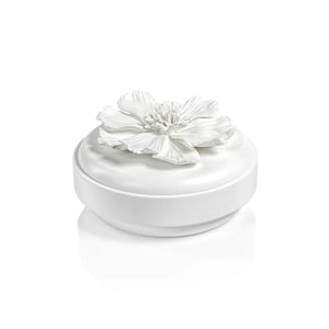 Blanchefleur All White Wood and Porcelain Box