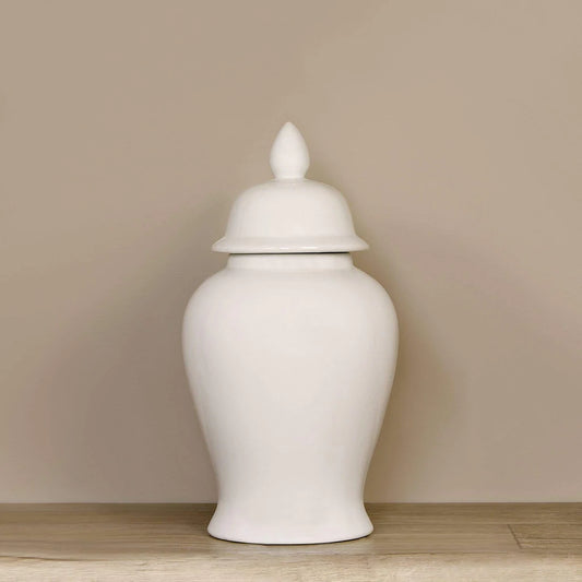 White Ginger Jar