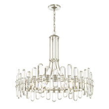 Load image into Gallery viewer, Bolton 12 Light Polished Nickel Chandelier
