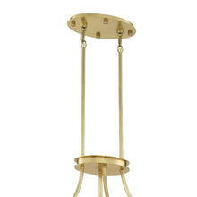 Load image into Gallery viewer, Clover 12 Light Aged Brass Chandelier
