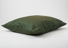 Load image into Gallery viewer, Green Pillow with Embroidery
