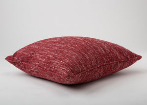 Red Pillow with Embroidery