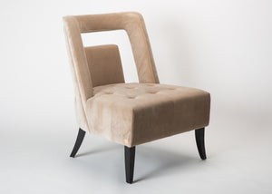 Cafe' Velvet Accent Chair