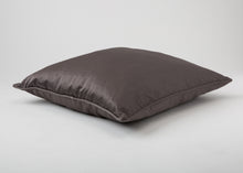 Load image into Gallery viewer, Dark Brown Silk Pillow

