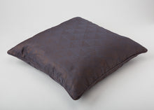 Load image into Gallery viewer, Dark Purple Pillow with Embroidery

